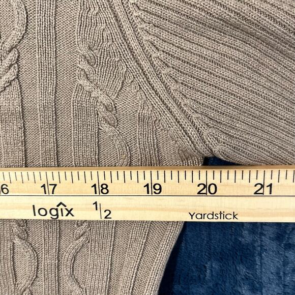 Vintage Joseph. A SILK CASHMERE Blend Knitted Brown Casual Sweater Womans Size M - Picture 5 of 6